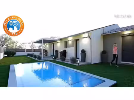 projet de construction d'une maison 90 m² avec terrain à beziers (34)