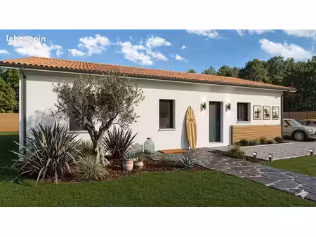 projet de construction d'une maison 90 m² avec terrain à saint-maurice-sur-adour (40)