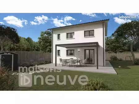 projet de construction d'une maison 88 m² avec terrain à brach (33)