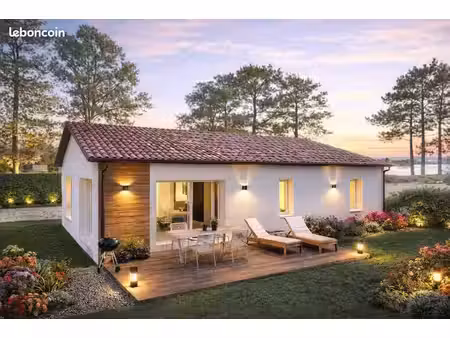 projet de construction d'une maison 94 m² avec terrain à magescq (40)