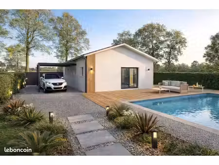 projet de construction d'une maison 90 m² avec terrain à saint-geours-de-maremne (40)