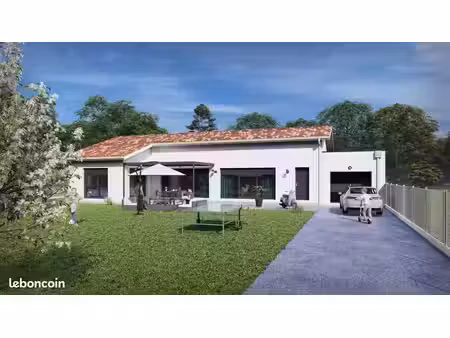 projet de construction d'une maison 160 m² avec terrain à eyres-moncube (40)