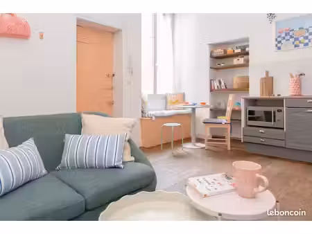 appartement 27 m² refait à neuf - hypercentre nantes  proche gare & château