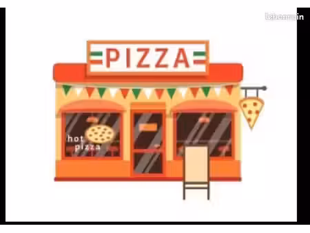 vend fond de commerce pizza à emporter