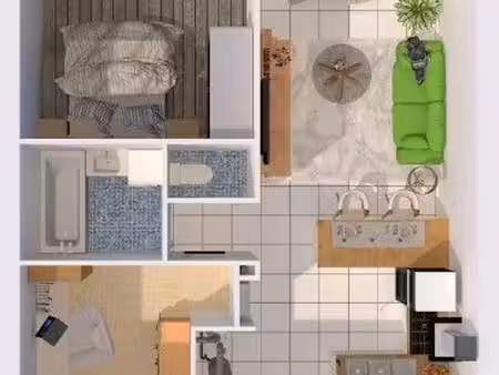 maison 45 m² les touches