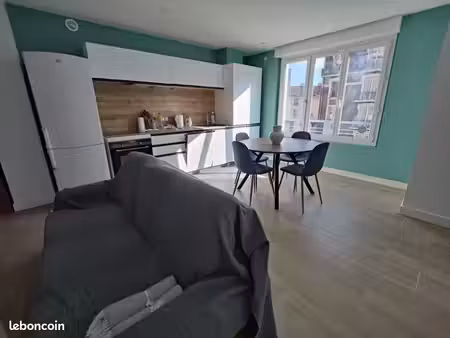 appartement t3 / 57m² / 2 chambres / meublé / ile verte  grenoble
