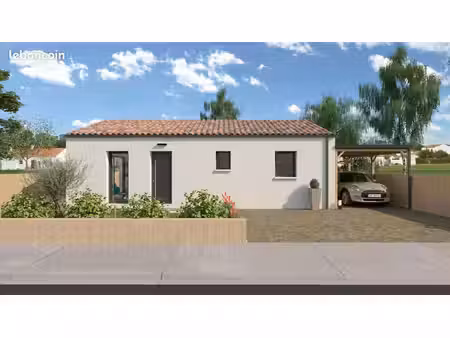 projet de construction d'une maison 63 m² avec terrain à sainte-pazanne (44)