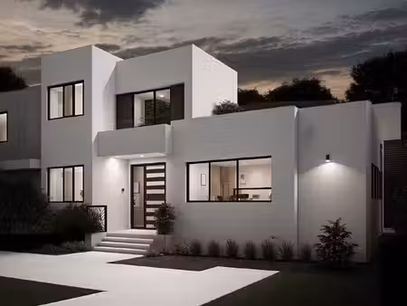 terrain avec maison neuf à vendre