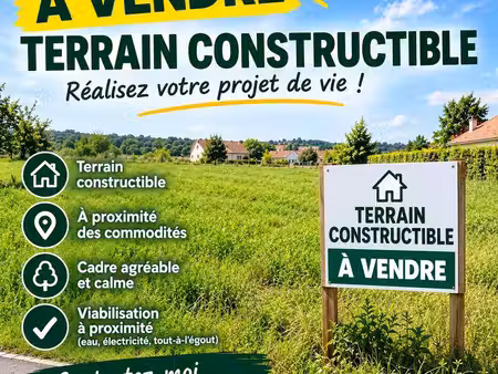 terrain 1000m2 daumeray