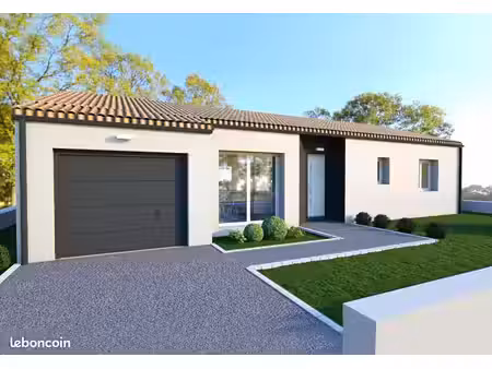 maison 3 chambres sur un terrain de 454 m² à le bignon