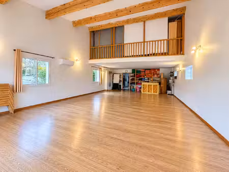 lieu atypique de 199 m² avec vaste espace professionnel et terrasses à limoux