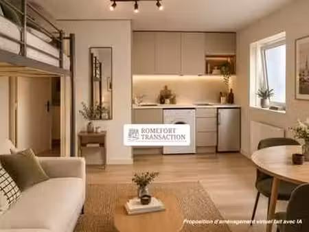 vente appartement t1 à nantes canclaux - mellinet (44000) : à vendre t1 / 20m² nantes canc