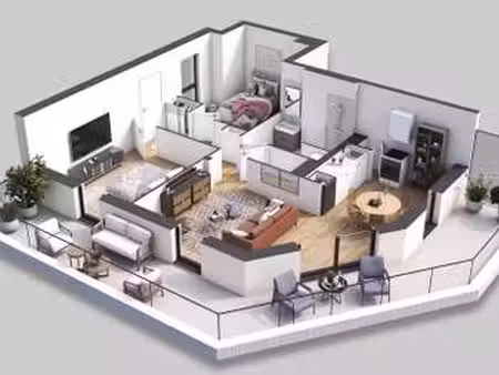 vente appartement 3 pièces à pontchâteau (44160) : à vendre 3 pièces / 65m² pontchâteau