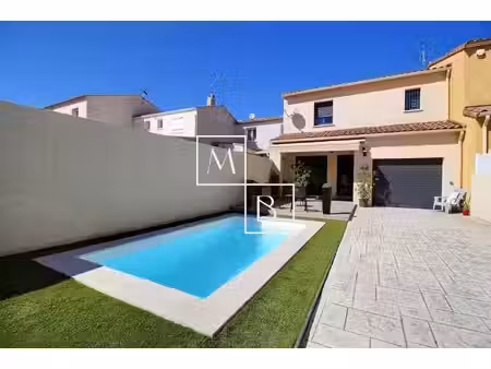 poussan  magnifique maison t4 de 106m2 avec piscine  jardins