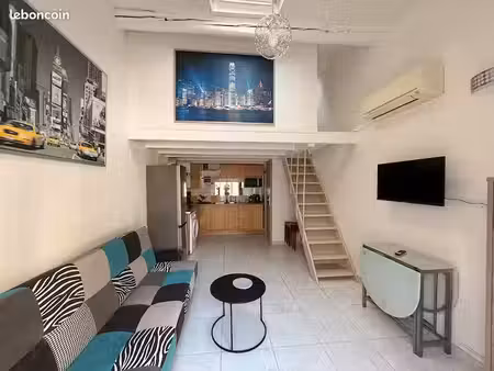 location meublée & équipée appartement 2 pièces 30 m² palavas 660