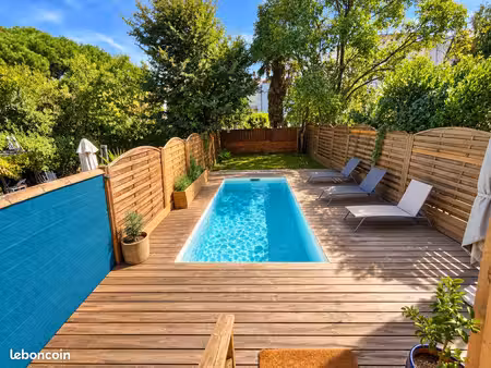 échoppe bordelaise rénovée avec jardin et piscine – bordeaux caudéran