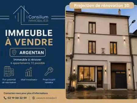 vente immeuble à argentan (61200) : à vendre / 210m² argentan