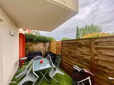 location studio meublé 30 m² avec jardin + 2 parkings extérieur - juvignac