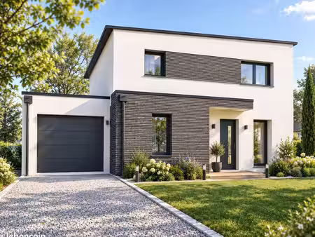 projet de construction d'une maison 103 m² avec terrain à notre-dame-des-landes (44)
