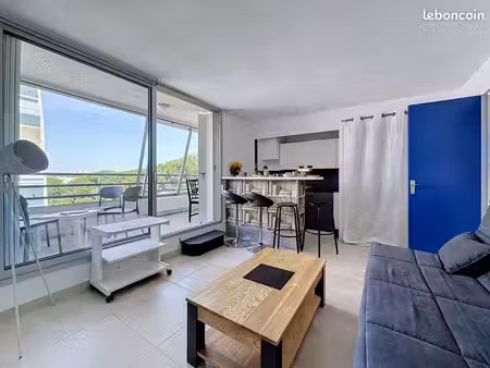 tres beau t2meuble + terrasse+parking
