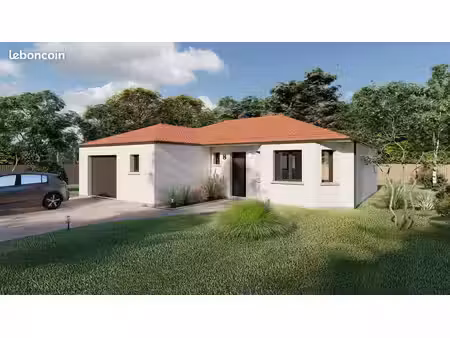 projet de construction d'une maison 89.6 m² avec terrain à saint-remy-en-mauges (49)