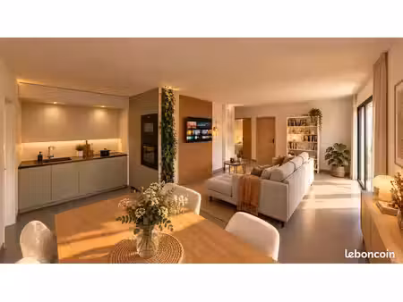 bel appartement avec jardin privatif  terrasse et garage - centre ville saint-just-malmont