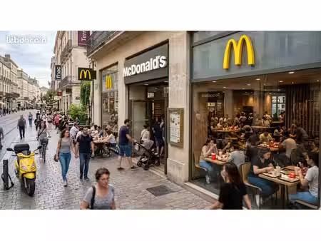 fonds de commerce restauration rapide 115 m²