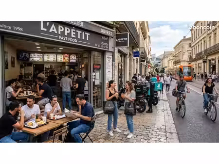 local restauration rapide 60 m²