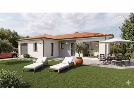 projet de construction d'une maison 90 m² avec terrain à beauzac (43)