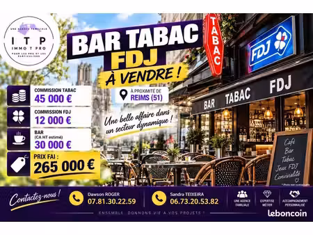 bar  fdj  tabac reims