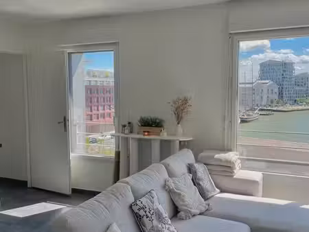 très beau t3 66 m2 - terrasse - vue bassin à flot
