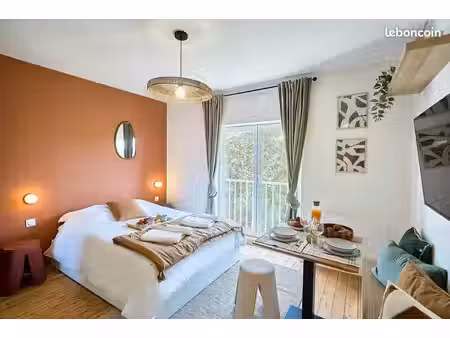 studio 18 m² lumineux tout inclus - bail mobilité 1 à 10 mois