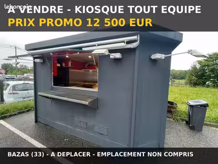 kiosque restauration tout équipé