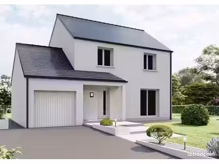 projet de construction d'une maison 91 m² avec terrain à le fresne-poret (50)