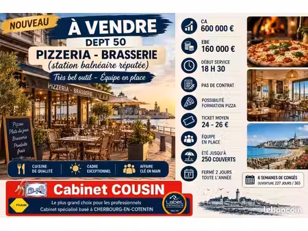 fonds de commerce restaurant 150 m²