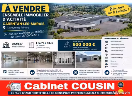 local industriel 2 640 m²