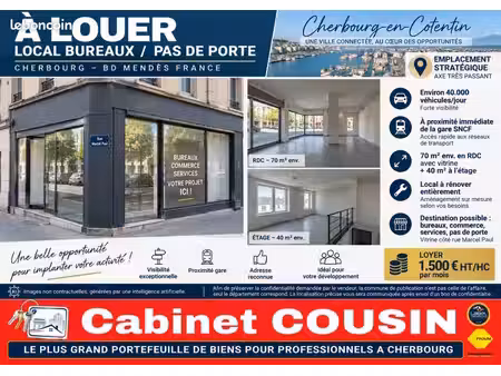local bureaux 110 m²
