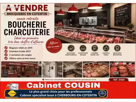 fonds de commerce boucherie bricquebec