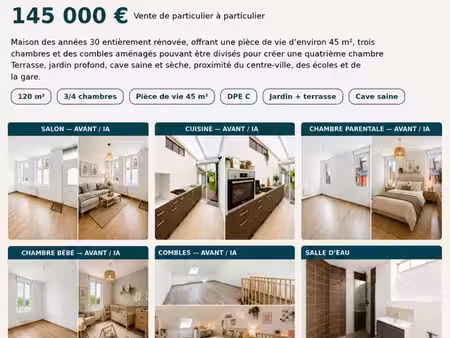 maison de 120m² à somain