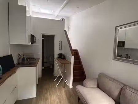 t1 bis meublé avec terrasse privative - 8 min rer a nanterre-ville