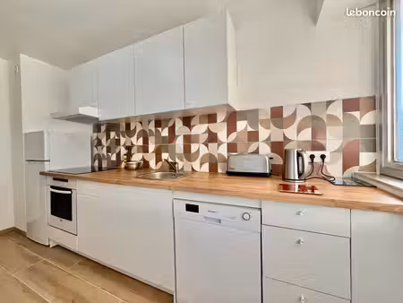 nice – borriglione – 3 pièces meublé de 53 m²