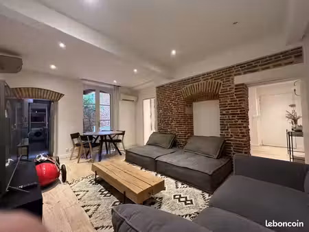 jardin royal t3 meublé de 64 m² - terrasse de 27 m²