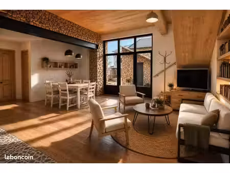 grange centre-ville esprit loft – 125 m² habitables clé en main au calme dans quartier pri