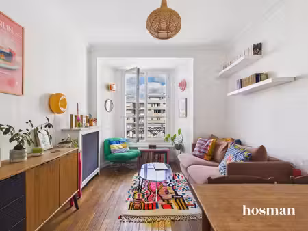 paris 18ᵉ – 2 pièces avec ascenseur | 37 m² | 5ᵉ étage | calme & lumineux | cave