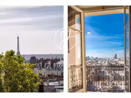 paris 18e - montmartre / caulaincourt - appartement - 2 pièces - 59 03m² carrez - 1 chambr