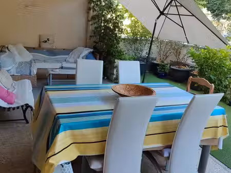 coup de cœur t2 avec 38 m² d'extérieur plus piscine