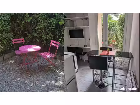 studio meublé avec jardin - campus polytech