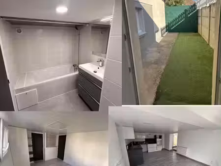 à louer – appartement t2 en rdc de 47 m² à champlan – jardin 16 m²