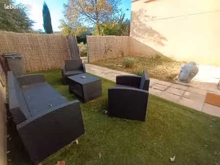 t2 bis rez de jardin 49m2