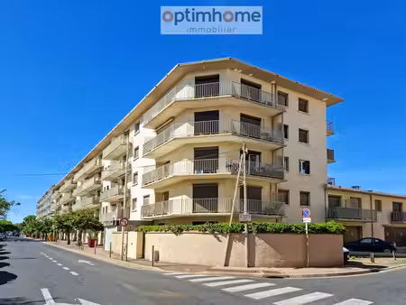 exclusivite a canet en roussillon (66) vente appartement t2 avec balcon à 100 m de la mer